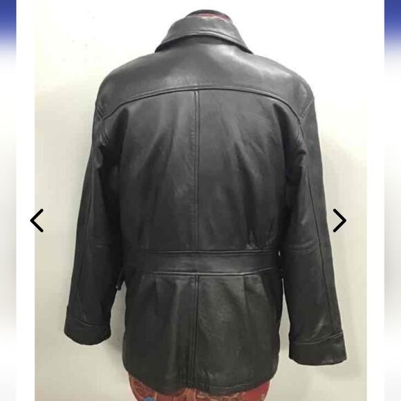 VALERIE STEVENS EUC. SIZE MEDIUM WOMEN LEATHER JACKET COAT - Picture 2 of 9